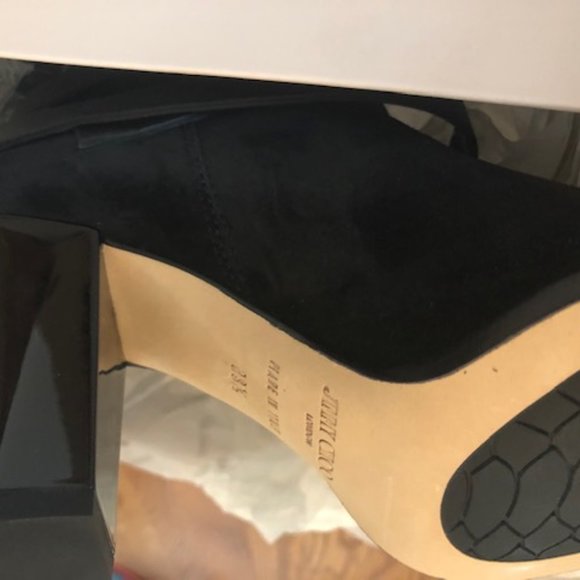 Jimmy Choo Suede/Nappa Black ankle boots **FIRM** - Picture 7 of 11
